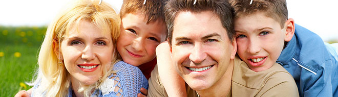 photo of people with wonderful smiles thanks to the smile design center